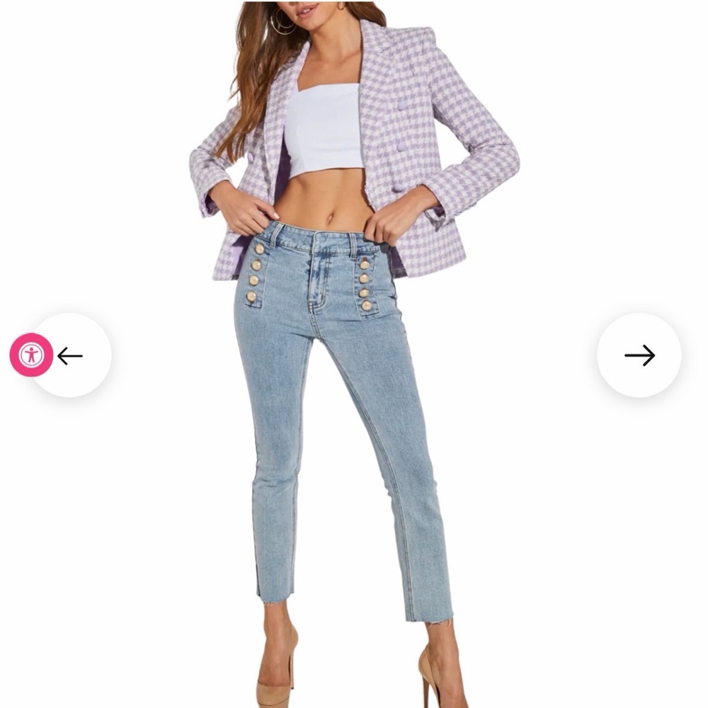 Generation Love Eliza
Lavender Tweed Blazer - Picture 3 of 5